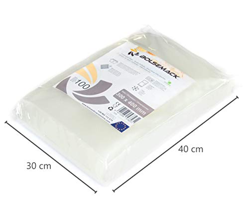 Sacos para Embalar a Vácuo NITROPACK 300X400 Mm Bolsemack - Bolsas para seladoras a vácuo - sacos, embalar, nitropack, 300x400 mm