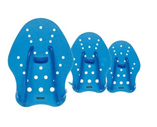 Pernas de Natação SEAC HAND PADDLE Azul (L) SEAC - Natação - treino aquático, ergonómica, ajustável, superfície perfurada