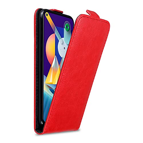 Capa para Samsung Galaxy A11/M11 Vermelho CADORABO - Capas para telemóveis - vermelho, samsung galaxy a11/m11, borracha, poliuretano