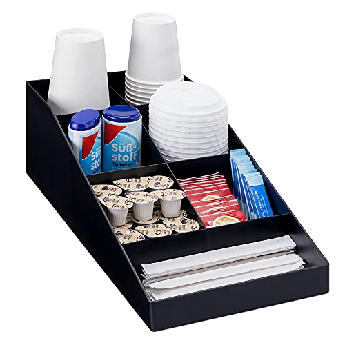 Organizador de Café e Chá NAVARIS (Branco) Kw-Commerce - Organizadores de balcão de cozinha e estação de bebidas - café, chá, organizador