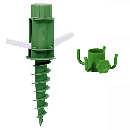 Suporte de Guarda-Sol SEKEY Verde (Alumínio - 25x28 cm) Sekey - Bases para guarda-sóis de exterior - alumínio, 25x28 cm, verde