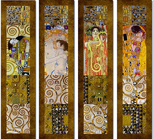 Quadro LEGENDARTE Gustav Klimt - Klimt paintings - composition 1 Legendarte - Pósteres, impressões e arte visual - gustav klimt, pinturas, composição artística