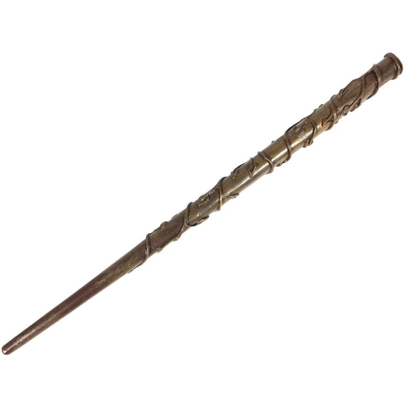 Conjunto de varinha e marcador de livros Harry Potter: Hermione Granger Noble Collection - Armas de brinquedo e acessórios - Hermione Granger, pvc, 30 cm, marcador de páginas
