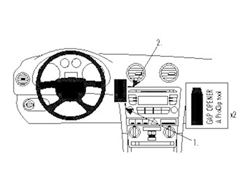 Suporte BRODIT PC-AUDI-A3C-LW para telemóvel Brodit - Peças de reposição para telemóveis - suporte, plástico, compatível Audi A3