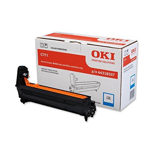 Tambor de imagem original OKI 44318507 Azul OKI - Tambores de impressora e kits de tambor - laser, azul, oki c6100, oki c6110n