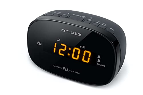 Rádio Despertador MUSE M-150 CR Preto digital Muse - Áudio - rádio despertador, digital, preto