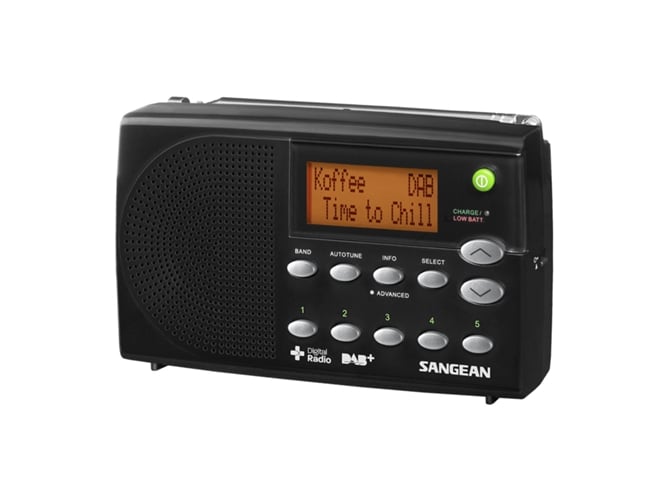 Rádio SANGEAN Dpr-65 (Preto - Digital - FM/Dab+ - Pilhas) Sangean - Radios - digital, fm/dab, pilhas