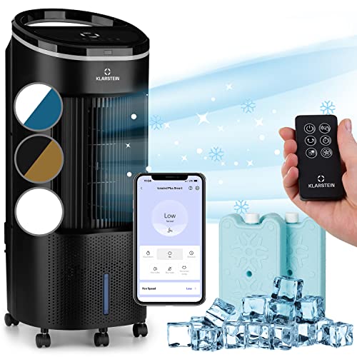 Ar Condicionado PINGUINO Klarstein 4 em 1 (Área Bruta 30 m3 - Preto) KLARSTEIN - Ventiladores - 30 m3, portátil, 4 em 1, desumidificador