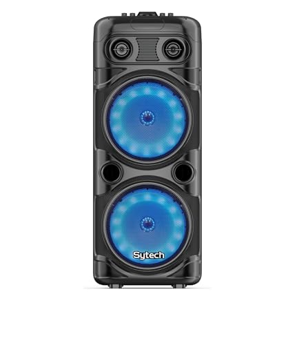 Coluna Bluetooth SYTECH XTR285 (Azul - 30 W) Sytech - Alto-falantes - coluna bluetooth, design moderno, 30 W, drivers 8 cm, tweeter 2 cm
