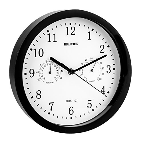 Relógio de Parede Elbe RP-1005-N | Preto RIVER - Relógios de parede - relógio, parede, preto