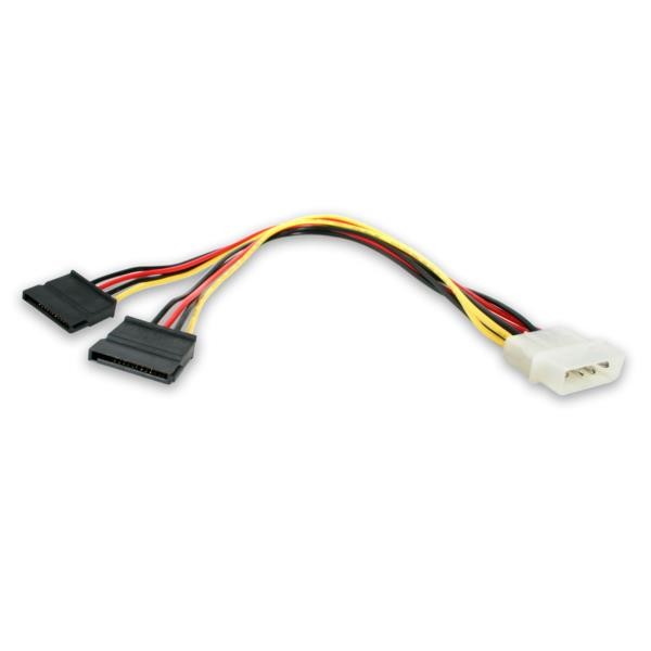 Cabo de Alimentação STARTECH (SATA - 30 cm - Preto) STARTECH.COM - Fios e cabos elétricos - sata, 30 cm, preto
