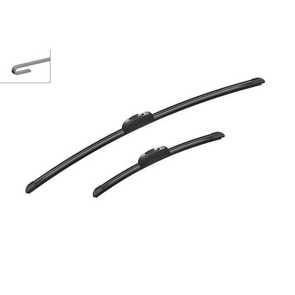 Conjunto de 2 Escovas Limpa-Para-Brisas Bosch AR656S Bosch - Peças e acessórios para janelas de veículos automotores - automático, preto, bosch