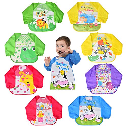 Fato Unisexo COZYWIND 8 Peças (0-5 anos) Cozywind - Babetes - mangas longas, proteção, velcro ajustável, lavável
