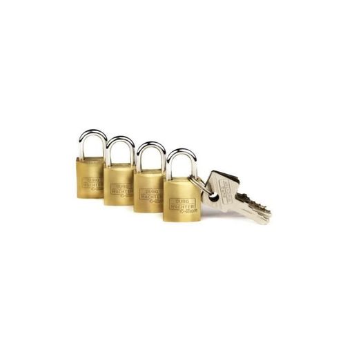 Cadeado para Porta com Chave Quadrado 15 Sb 4 Unidades BURG-WÄCHTER Burg Wächter - Fechaduras e chaves - cadeado, porta, chave quadrado, 15 sb, burg-wächter