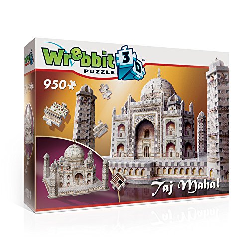 Puzzle 3D WREBBIT Taj Mahal (Idade Mínima: 12 - 950 Peças) Wrebbit - Quebra-cabeças de encaixar - puzzle, 3D, wrebbit, taj mahal, idade mínima 12, 950 peças