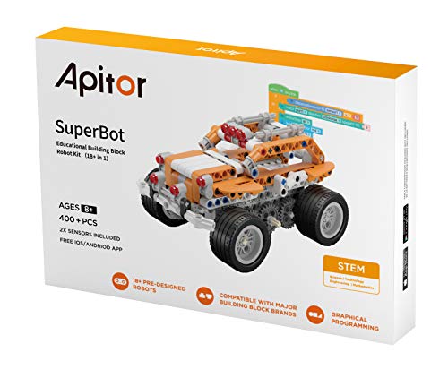 Robô Educativo SPC Superbot 9000B (Bluetooth - 2.4 GHz) SPC - Brinquedos - educativo, bluetooth, 2.4 ghz, scratch
