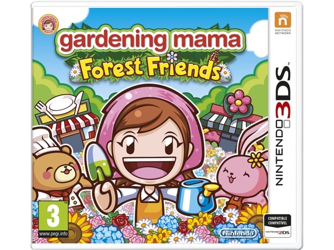 Jogo Nintendo 3DS Gardening Mama: Forest Friends (Inglês - Alemão) Nintendo - Software de jogos de vídeo - jogo, nintendo 3ds, gardening mama, forest friends, criar jardim, plantas