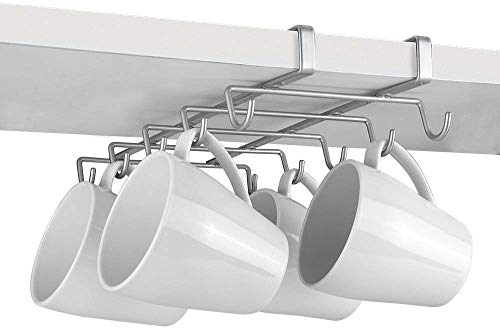 Suporte de Chávenas METALTEX My Mug Prateado Metaltex - Organizadores de cozinha - touch-therm, prateado, 14x28x6 cm, italiano