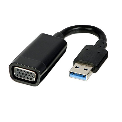 Adaptador LINDY (USB A - VGA e Jack 3.5mm - Preto) Lindy - Conversores - usb a, vga, jack 3.5mm