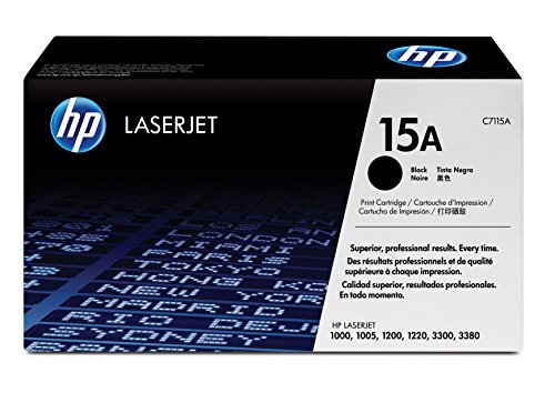 Toner HP LaserJet Original 15A Preto (C7115A) HP - Cartuchos de toner e jato de tinta - toner, hp laserjet original 15a preto, c7115a