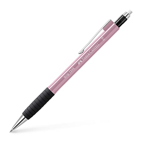 Lapiseira FABER CASTELL 134527 (Rosa - 2.3 x 7.6 cm) Faber-Castell - Lápis - 0,5mm, ponta de borracha, mina rebarazável, ergonómica
