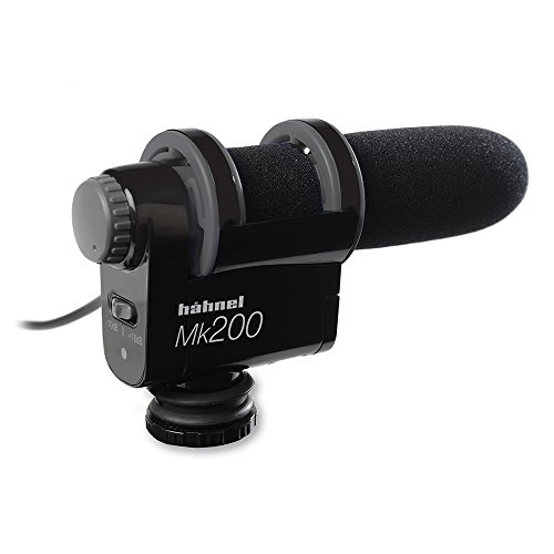 Microfone HAHNEL HL MK200 (Preto - 20 cm) Hahnel - Microfones - alta fidelidade, indicador de sinal, amortecedores duplos