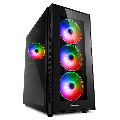 Caixa PC SHARKOON TG5 PRO RGB (ATX Mid Tower - Preto) Sharkoon - Componentes de computador - ATX, mid tower, rgb, preto