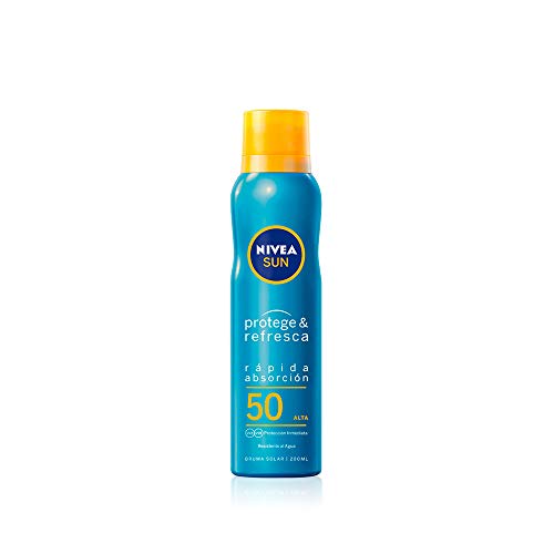 Protetor Solar NIVEA Sun Protect & Refresh Spray SPF 50+ (200ml) NIVEA - Protetor solar - spf 50, 200ml, proteção solar, fresco duradouro