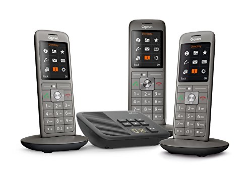 Telefone sem fio GIGASET CL660A Trio Cinzento, Branco (Telefone Sem Fio) Gigaset - Telefonia - telefone, sem fio, gigaset cl660a trio, cinzento, branco