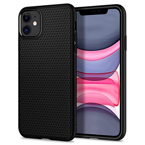 Capa para Telemóvel Spigen Liquid Air | Preto Spigen - Peças de reposição para telemóveis - telemóvel, preto