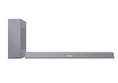 Soundbar PHILIPS TAB8505 (2.1 - 200W - Subwoofer Sem Fios) Philips - Alto-falantes - 2.1 canais, 200w, subwoofer sem fios, dolby atmos