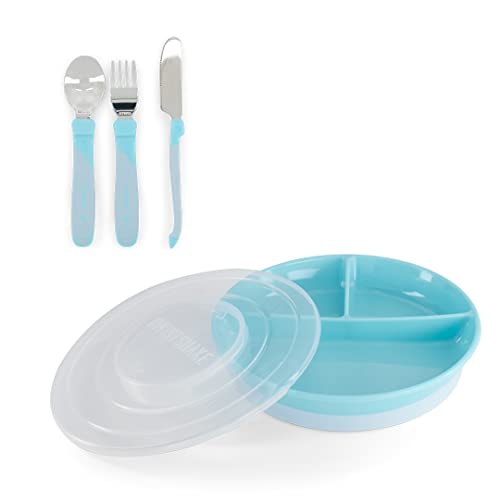 Conjunto de Refeição para Bebés Twistshake | Azul Twistshake - Jogos de jantar - conjunto, refeição, bebés, azul
