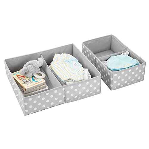 Conjunto de 2 Caixas de Arrumação MDESIGN MetroDecor - Organizadores de gavetas para casa - conjunto, caixas, arrumação