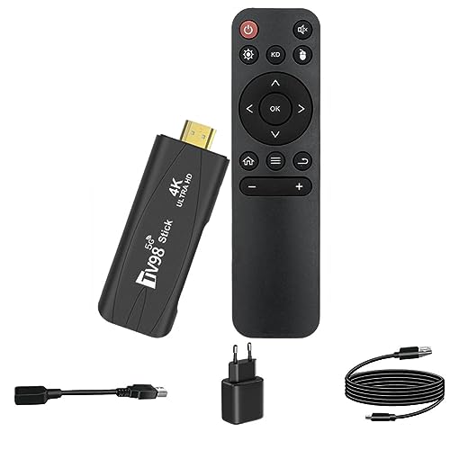 Wissupo TV98 TV Stick 2G+16G Android12.1 2.4G 5G Wi-Fi Android smart TV box 4K 60fps decoder (UE plug) Wissupo - Áudio - android 12.1, 4K 60fps, wi-fi, usb