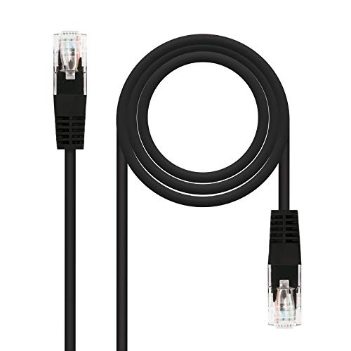 Cabo de Rede NANOCABLE (RJ45 - 50 cm - Preto) NANOCABLE - Cabos de rede - 0.5m, rj45, cat6, utp