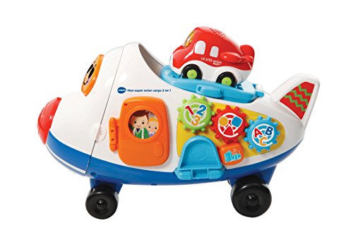 Brinquedo Educativo VTECH Tut Tut Bolides Mon Super Avion Cargo (Idade Mínima Recomendada: 6 meses) VTech - Brinquedos - educativo, 6 meses, capacidades motoras, criatividade
