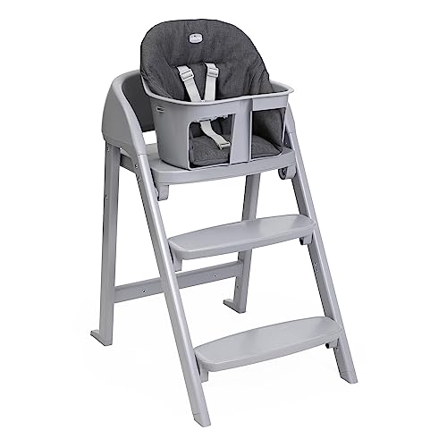 Assento para Cadeira CHICCO Crescendo Cinzento Chicco - Acessórios para cadeira alta e assento elevatório - ajustável, removível, lavável, confortável