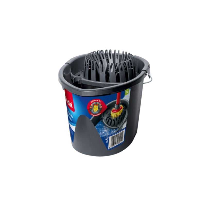 Cesto de Lixo VILEDA Wring & Go (Plástico - Cinzento) Vileda - Suprimentos de limpeza doméstica - plástico, cinzento