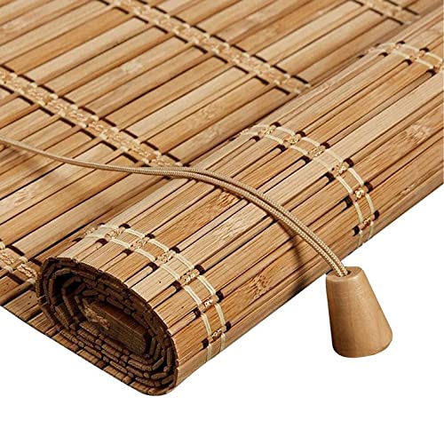 Persiana Exterior de Bambu 150X260Cm 59X102In Erzebaihuodian - Persianas e cortinas - bambu natural, durável, termo-isolante, anti-estático