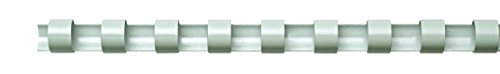 Argolas para Encadernação FELLOWES 5345805 Fellowes - Pentes e espiras de encadernação - 55 folhas, plástico, branco, 80g