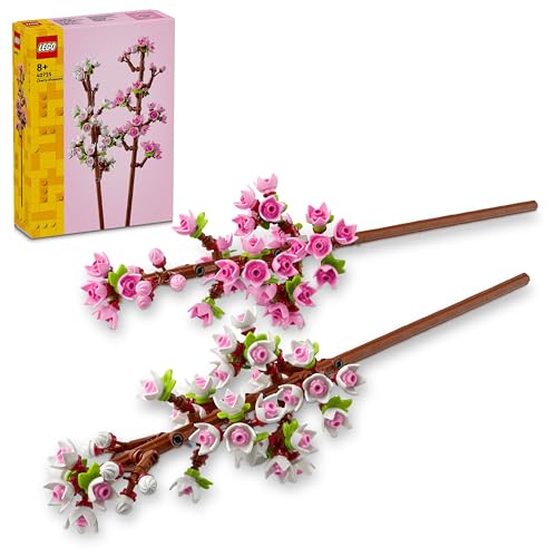 LEGO Creator: Cherry Blossoms - 40725 (Idade Mínima Recomendada: 8 anos) LEGO - Blocos de encaixe - lego creator, cherry blossoms, 40725, idade mínima recomendada 8 anos, composição floral, cores pastel rosa e branco