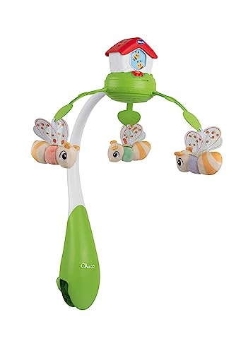 Brinquedo de Praia CHICCO Carrusel (3 anos) Artsana Spain - Móbiles para bebê - projeção, luz suave, música relaxante, 3 em 1