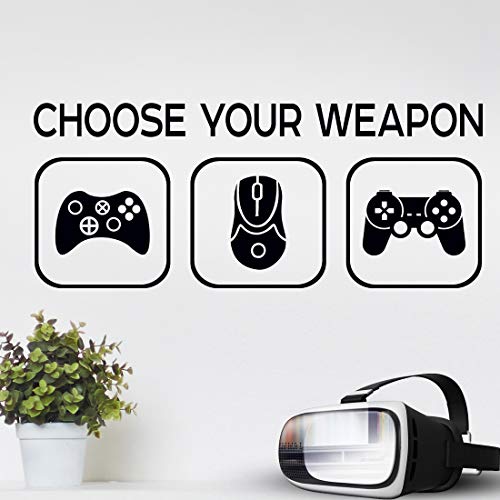 Autocolante para Crianças CHOOSE YOUR WEAPON Wall Sticker Press Experts Limited - Papel de parede - crianças, 50x50cm, adesivo