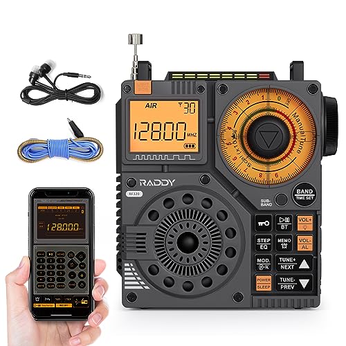 Rádio RADDY RF-320 (Preto - Digital - AM/FM/Shortwave) Raddy - Roupa - digital, am/fm/shortwave, sintonizador analógico, mp3, cartões sd