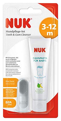 Conjunto de Higiene Dental NUK 10256396 | Rosa NUK - Escovas de dentes - conjunto, higiene dental, rosa