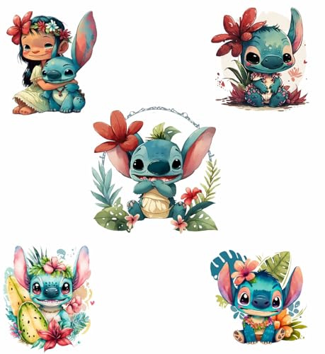 Autocolante Decorativo DISNEY Lilo & Stitch Finedeco - Papel de parede - personagens, disney, removível, janelas