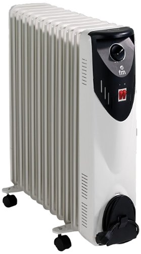 Aquecedor Termoventilador FM RADIADOR RW-25 (2500 W) FM - Aquecedores portáteis - 2500 W, 3 níveis, 11 elementos, carapace posterior