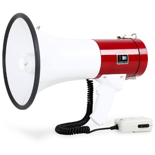Megafone de Sirene AUNA 60W (1000 metros) AUNA - Áudio - 60W, 1000 metros, abs, 12V