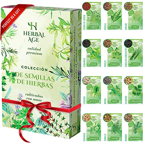 Kit de Sementes de Ervas Aromáticas HERBAL AGE 8700 Herbal Age - Kits de cultivo de plantas e ervas - kit, sementes, ervas aromáticas, herbal age, 8700, conjunto