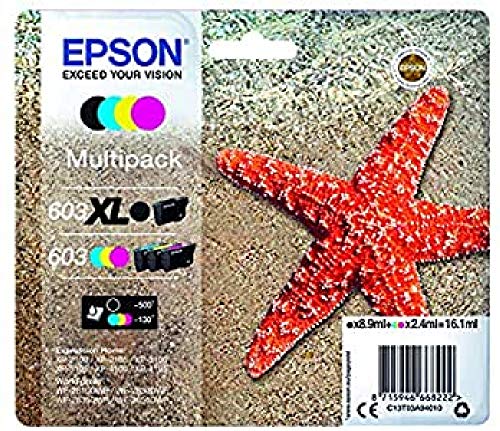 Tinteiro EPSON T6032 Preto, Ciano, Magenta, Amarelo Epson - Cartuchos de toner e jato de tinta - preto, ciano, magenta, amarelo